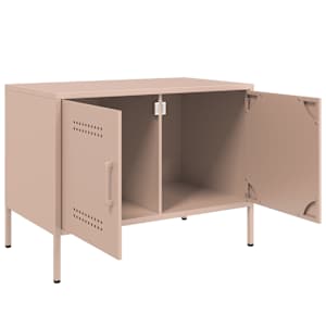 TV skříňka růžová 68 x 39 x 50,5 cm ocel - obrázek 9