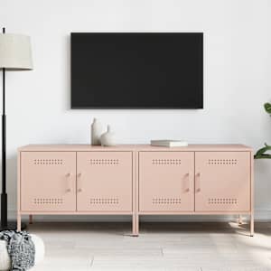 TV skříňky 2 ks růžové 68 x 39 x 50,5 cm ocel - obrázek 3