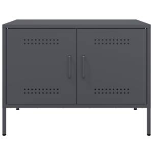 TV skříňka antracitová 68 x 39 x 50,5 cm ocel - obrázek 6