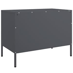 TV skříňka antracitová 68 x 39 x 50,5 cm ocel - obrázek 8