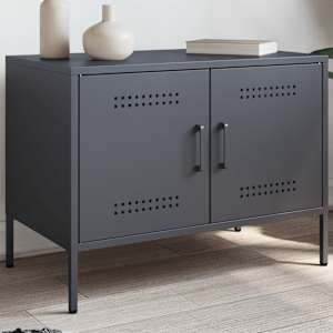 TV omarica antracit 68x39x50,5 cm jeklo