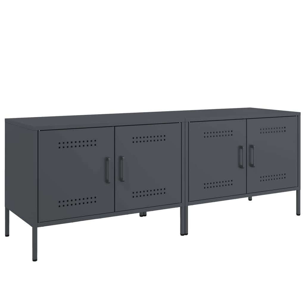 vidaXL TV skĹ™Ă­Ĺ�ky 2 ks antracitovĂ© 68 x 39 x 50,5 cm ocel