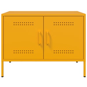 TV skříňky 2 ks hořčicově žluté 68 x 39 x 50,5 cm ocel - obrázek 7