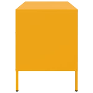 TV skříňky 2 ks hořčicově žluté 68 x 39 x 50,5 cm ocel - obrázek 8