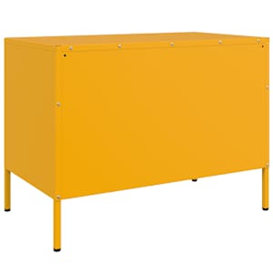 TV skříňky 2 ks hořčicově žluté 68 x 39 x 50,5 cm ocel - obrázek 9