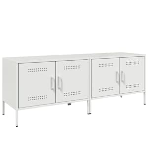 TV skříňky 2 ks bílé 68 x 39 x 50,5 cm ocel - obrázek 2