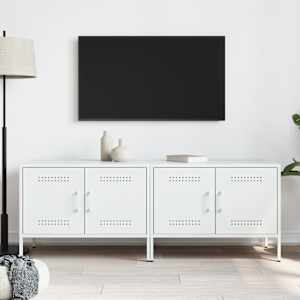 TV skříňky 2 ks bílé 68 x 39 x 50,5 cm ocel - obrázek 3