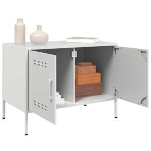 TV skříňky 2 ks bílé 68 x 39 x 50,5 cm ocel - obrázek 5