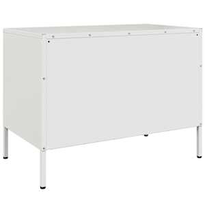 TV skříňky 2 ks bílé 68 x 39 x 50,5 cm ocel - obrázek 9