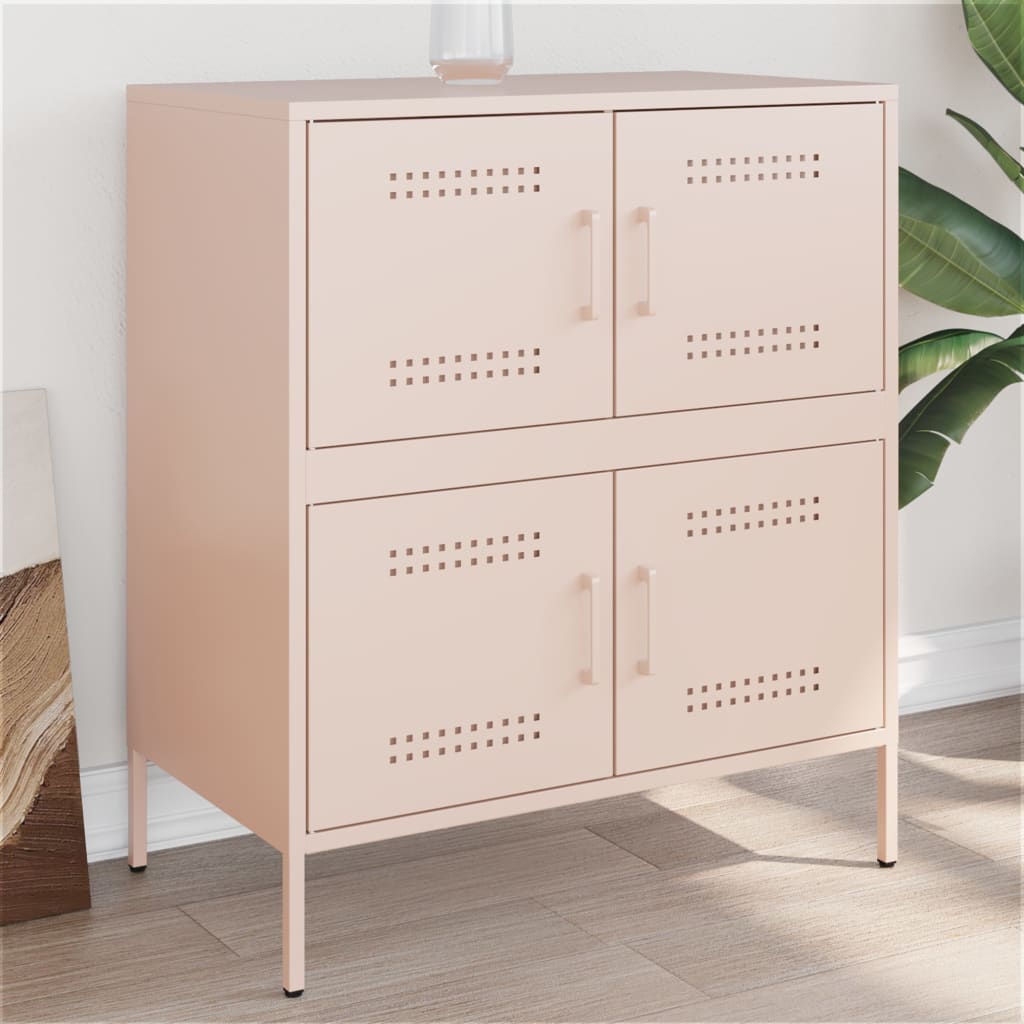  Sideboard Storage Cupboard Side Cabinet Home Organiser Highboard Steel vidaXL