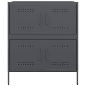 Příborník antracitový 68 x 39 x 79 cm ocel - obrázek 6