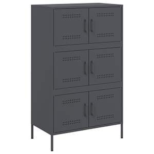 vidaXL k&otilde;rge kapp, antratsiit, 68x39x113 cm, teras