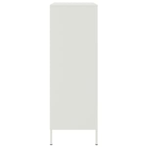 Skříň highboard bílá 68 x 39 x 113 cm ocel - obrázek 7