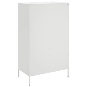 Skříň highboard bílá 68 x 39 x 113 cm ocel - obrázek 8