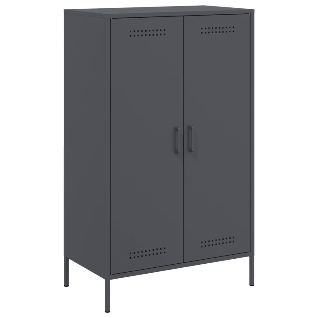 Thumbnail - vidaXL Highboard Anthrazit 68x39x113 cm Stahl
