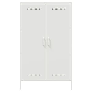 Skříň highboard bílá 68 x 39 x 113 cm ocel - obrázek 6