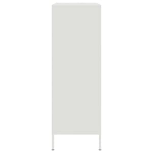 Skříň highboard bílá 68 x 39 x 113 cm ocel - obrázek 7