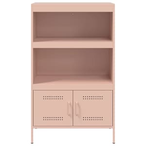Skříň highboard růžová 68 x 39 x 113 cm ocel - obrázek 6