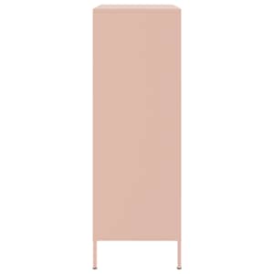 Skříň highboard růžová 68 x 39 x 113 cm ocel - obrázek 7