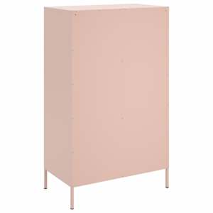 Skříň highboard růžová 68 x 39 x 113 cm ocel - obrázek 8