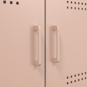 Skříň highboard růžová 68 x 39 x 113 cm ocel - obrázek 11