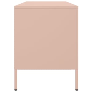TV skříňka růžová 100,5 x 39 x 50,5 cm ocel - obrázek 7
