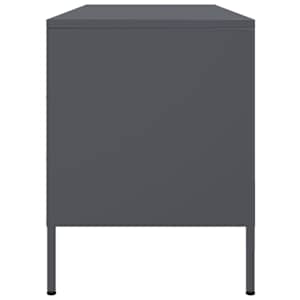 TV skříňka antracitová 100,5 x 39 x 50,5 cm ocel - obrázek 7