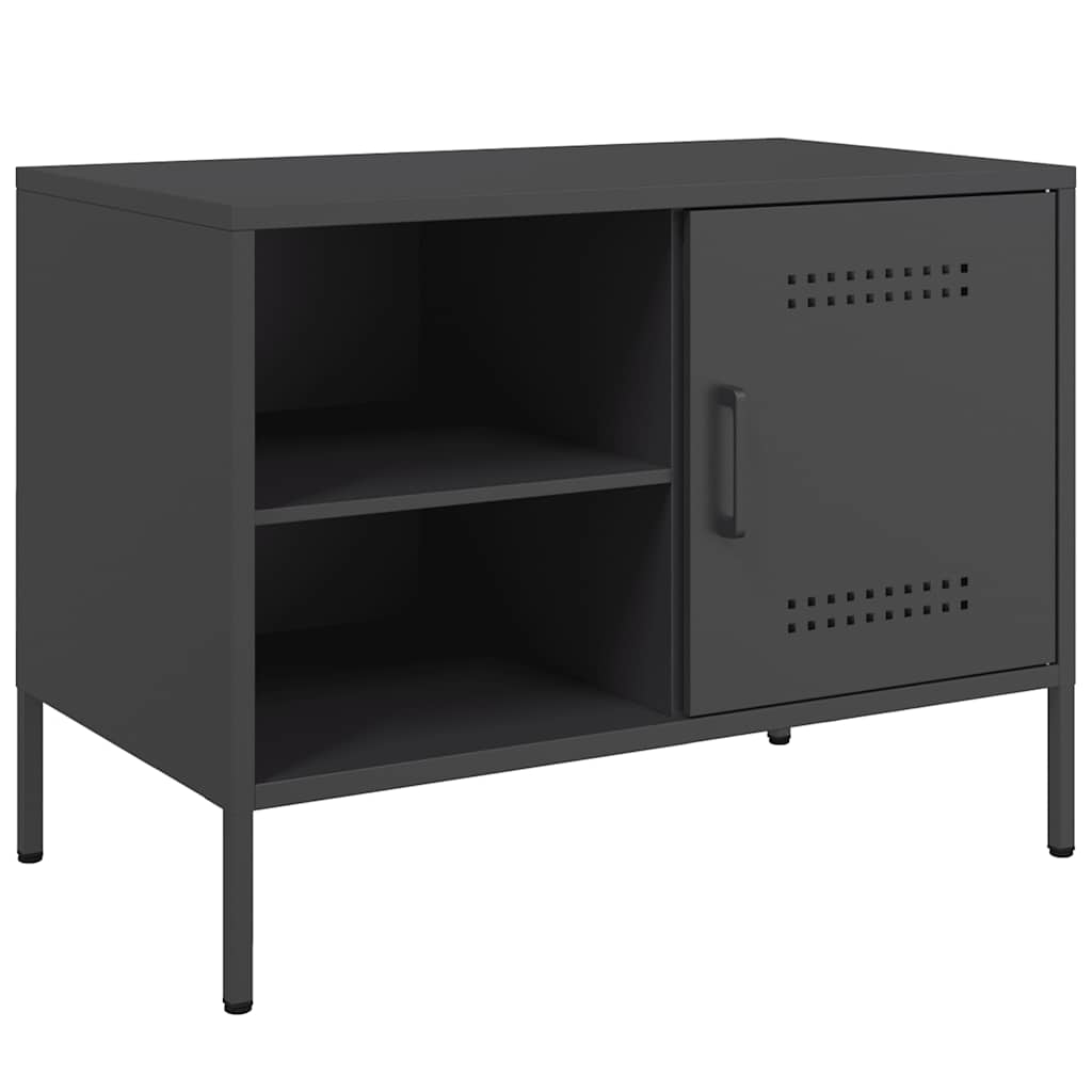 Thumbnail - vidaXL TV-Schrank Schwarz 68x39x50,5 cm Stahl