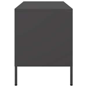 TV skříňka černá 68 x 39 x 50,5 cm ocel - obrázek 7