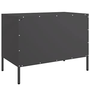 TV skříňky 2 ks černé 68 x 39 x 50,5 cm ocel - obrázek 9