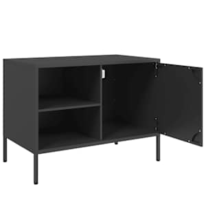 TV skříňky 2 ks černé 68 x 39 x 50,5 cm ocel - obrázek 10