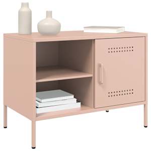 TV skříňka růžová 68 x 39 x 50,5 cm ocel - obrázek 4