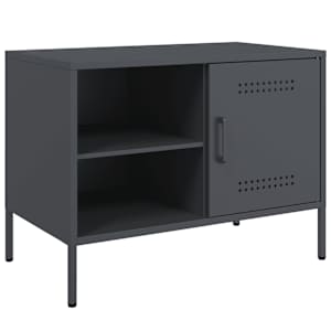 TV skříňka antracitová 68 x 39 x 50,5 cm ocel - obrázek 2