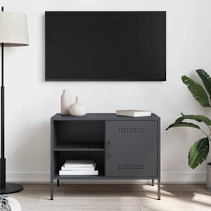 TV skříňka antracitová 68 x 39 x 50,5 cm ocel - obrázek 3