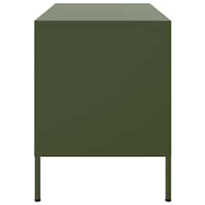 TV skříňka olivově zelená 68 x 39 x 50,5 cm ocel - obrázek 7