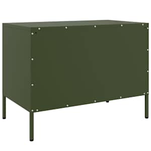 TV skříňka olivově zelená 68 x 39 x 50,5 cm ocel - obrázek 8