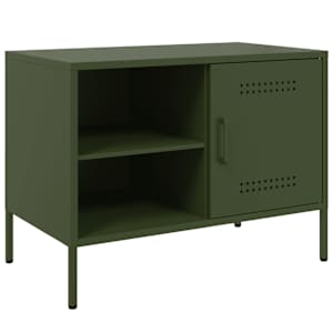 TV skříňky 2 ks olivově zelené 68 x 39 x 50,5 cm ocel - obrázek 7