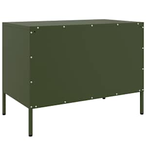 TV skříňky 2 ks olivově zelené 68 x 39 x 50,5 cm ocel - obrázek 9