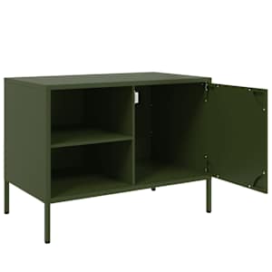 TV skříňky 2 ks olivově zelené 68 x 39 x 50,5 cm ocel - obrázek 10