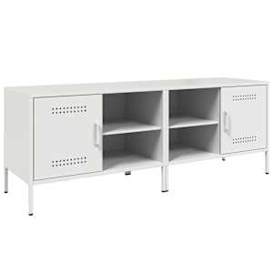 TV skříňky 2 ks bílé 68 x 39 x 50,5 cm ocel - obrázek 2