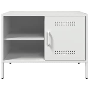 TV skříňky 2 ks bílé 68 x 39 x 50,5 cm ocel - obrázek 7
