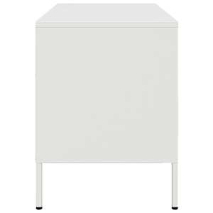 TV skříňky 2 ks bílé 68 x 39 x 50,5 cm ocel - obrázek 8