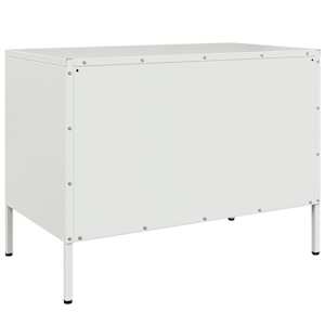 TV skříňky 2 ks bílé 68 x 39 x 50,5 cm ocel - obrázek 9
