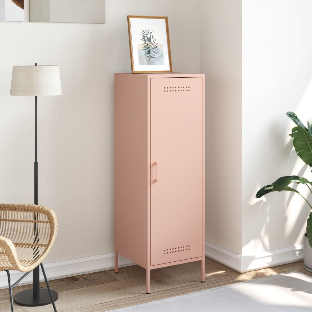 Thumbnail - vidaXL Highboard Rosa 36x39x113 cm Stahl