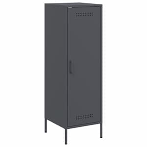 Skříň highboard antracitová 36 x 39 x 113 cm ocel - obrázek 2