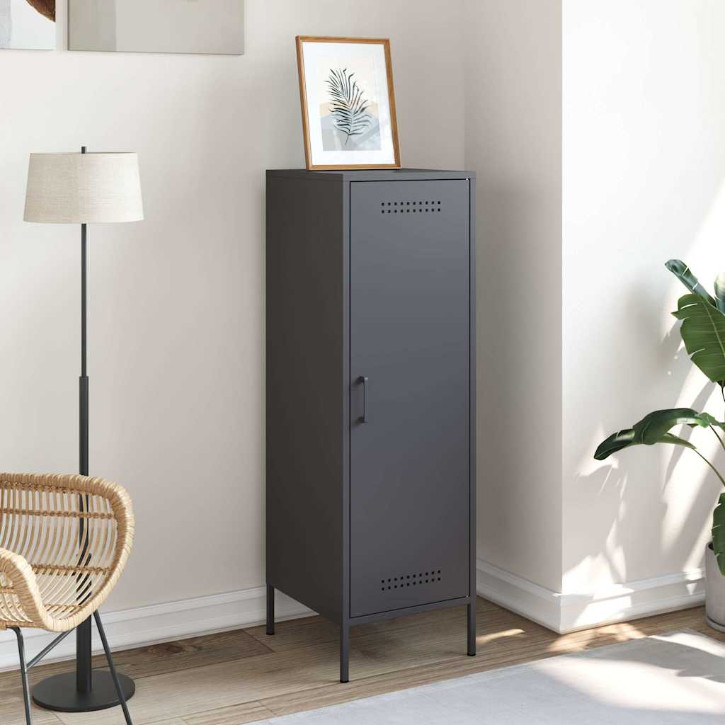 Thumbnail - vidaXL Highboard Anthrazit 36x39x113 cm Stahl