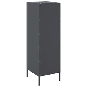 Skříň highboard antracitová 36 x 39 x 113 cm ocel - obrázek 8