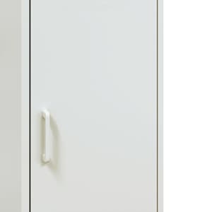 Skříň highboard bílá 36 x 39 x 113 cm ocel - obrázek 12