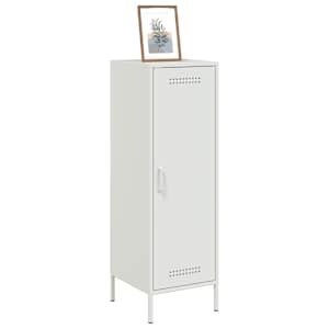 Skříň highboard bílá 36 x 39 x 113 cm ocel - obrázek 4