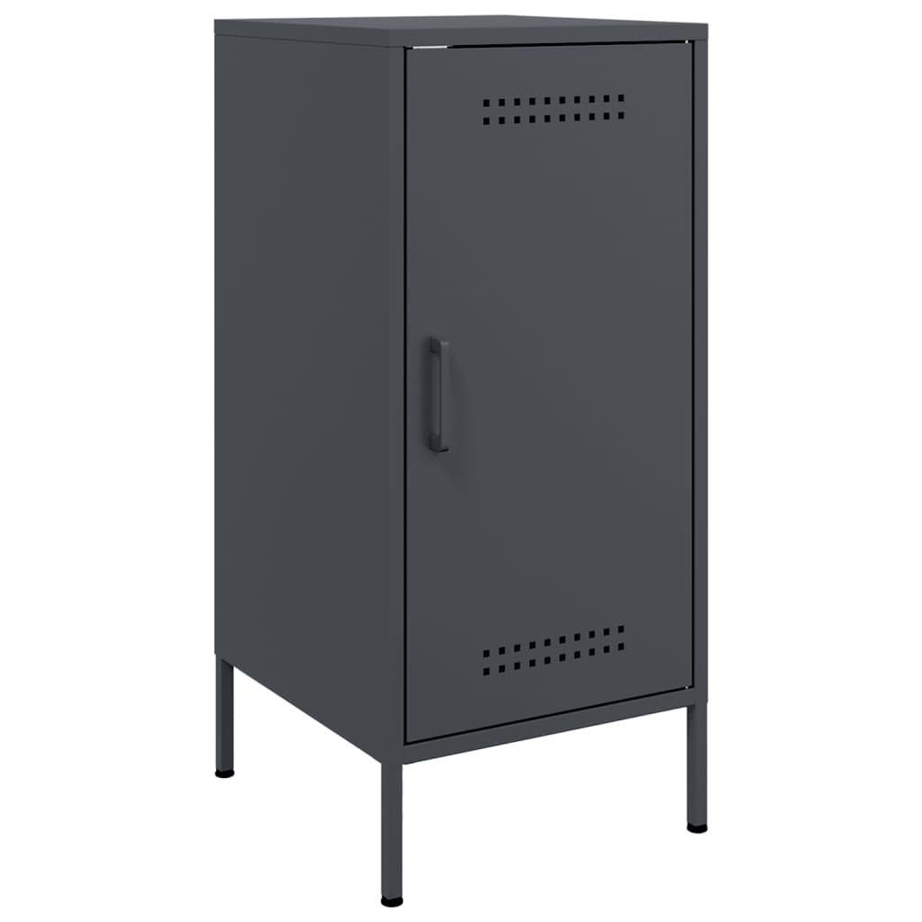 Thumbnail - vidaXL Sideboard Anthrazit 36x39x79 cm Stahl